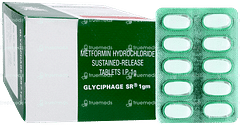 Glyciphage Sr 1gm Tablet 10