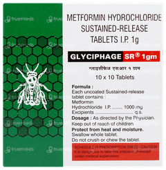 Glyciphage Sr 1gm Tablet 10