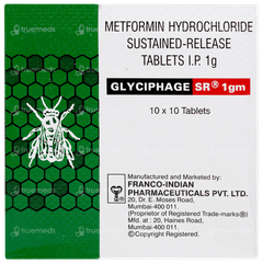 Glyciphage Sr 1gm Tablet 10