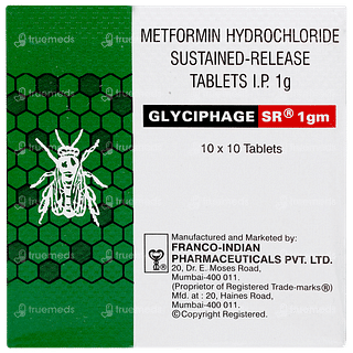 Glyciphage Sr 1gm Tablet 10