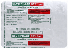 Glyciphage Sr 1gm Tablet 10