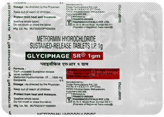 Glyciphage Sr 1gm Tablet 10