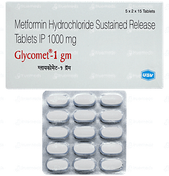 Glycomet 1gm Tablet 15