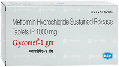 Glycomet 1gm Tablet 15