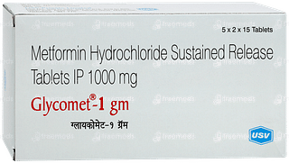 Glycomet 1gm Tablet 15