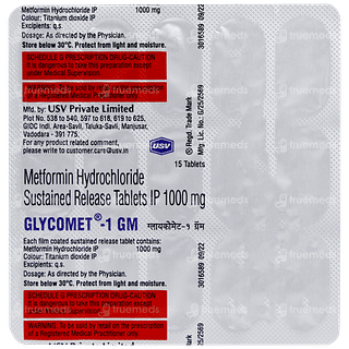 Glycomet 1gm Tablet 15