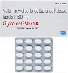 Glycomet 500 Sr Tablet 20