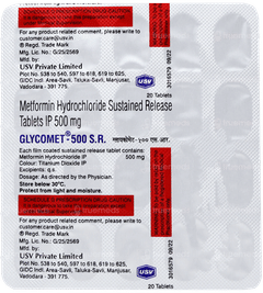 Glycomet 500 Sr Tablet 20
