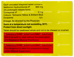 Glycomet Gp 3/850 Tablet 10 Glycomet Gp 3/850 Tablet 10