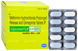 Glycomet Gp 0.5 Forte Tablet 10