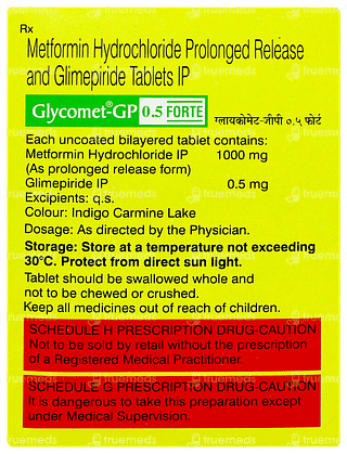 Glycomet Gp 0.5 Forte Tablet 10