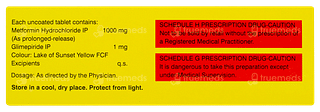 Glycomet Gp 1 Forte Tablet 10