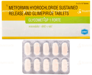 Glycomet Gp 1 Forte Tablet Sr 10