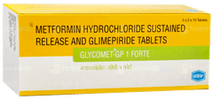 Glycomet Gp 1 Forte Tablet Sr 10