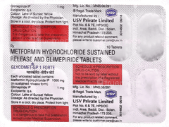 Glycomet Gp 1 Forte Tablet Sr 10