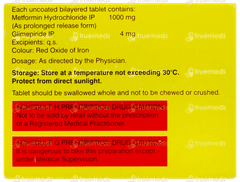 Glycomet Gp 4 Forte Tablet 10 Glycomet Gp 4 Forte Tablet 10