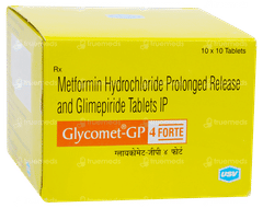 Glycomet Gp 4 Forte Tablet 10 Glycomet Gp 4 Forte Tablet 10