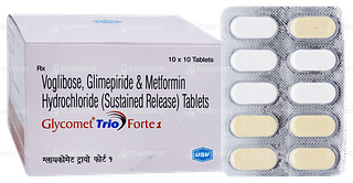 Glycomet Trio Forte 1 Tablet 10