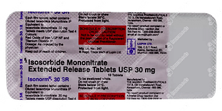 Isonorm 30 MG Tablet Sr 10