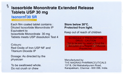 Isonorm 30 Sr Tablet 10 Isonorm 30 Sr Tablet 10
