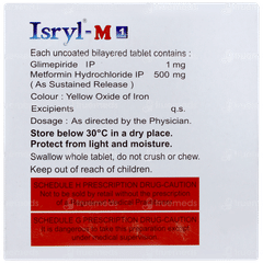 Isryl M 1 Tablet Sr 15 Isryl M 1 Tablet Sr 15