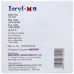 Isryl M 1 Tablet Sr 15 Isryl M 1 Tablet Sr 15