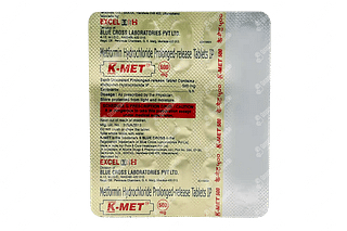 K Met 500 MG Tablet Sr 15