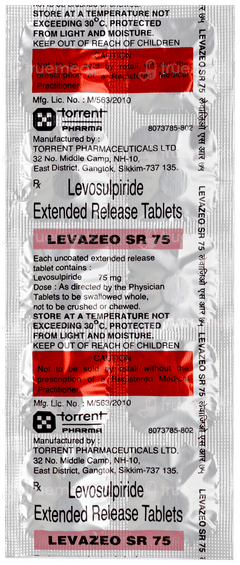 Levazeo Sr 75 Tablet 10