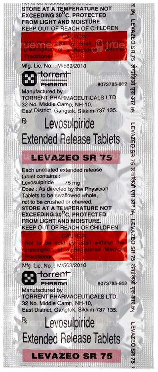 Levazeo Sr 75 Tablet 10