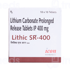 Lithic 400 MG Tablet Sr 10