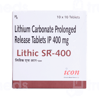 Lithic 400 MG Tablet Sr 10