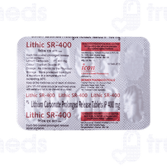 Lithic 400 MG Tablet Sr 10