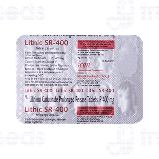 Lithic 400 MG Tablet Sr 10