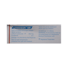 Lithosun 400 MG Tablet Sr 10