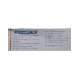 Lithosun 400 MG Tablet Sr 10