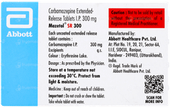 Mazetol Sr 300 Tablet 15 Mazetol Sr 300 Tablet 15