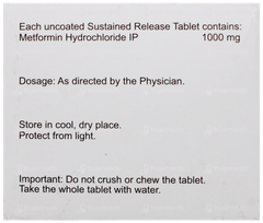 Mefomin 1000 Sr Tablet 10 Mefomin 1000 Sr Tablet 10
