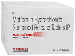 Mefomin 1000 Sr Tablet 10 Mefomin 1000 Sr Tablet 10