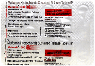Mefomin 1000 Sr Tablet 10