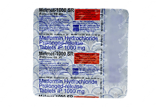 Melmet 1000 MG Tablet Sr 10