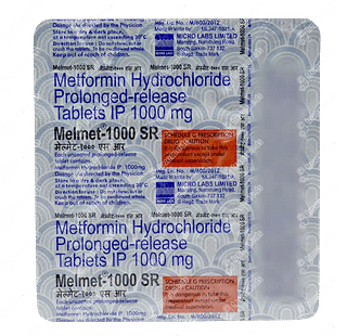 Melmet 1000 MG Tablet Sr 15