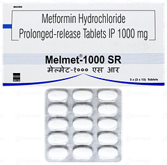 Melmet 1000 Sr Tablet 15