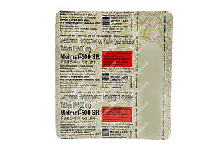 Melmet 500 MG Tablet Sr 15