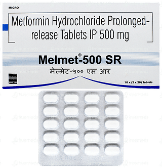 Melmet 500 Sr Tablet 20