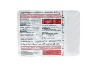 Metadoze Ipr 500 MG Tablet Sr 10