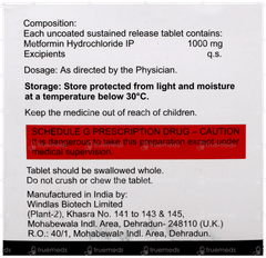 Metafort 1000 Tablet 15