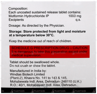 Metafort 1000 Tablet 15