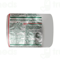 Metfortal Sr 500 Tablet 10