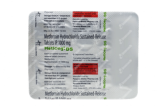 Metlong Ds 1000 MG Tablet Sr 10