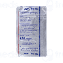 Migest 200 Mg Tablet Sr 10